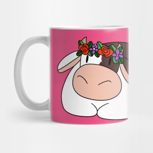 Flower Crown Cow Mug